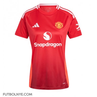 Camiseta Manchester United Leny Yoro #15 Primera Equipación para mujer 2024-25 manga corta Camiseta Manchester United Leny Yoro #15 Primera Equipación para mujer 2024-25 manga corta